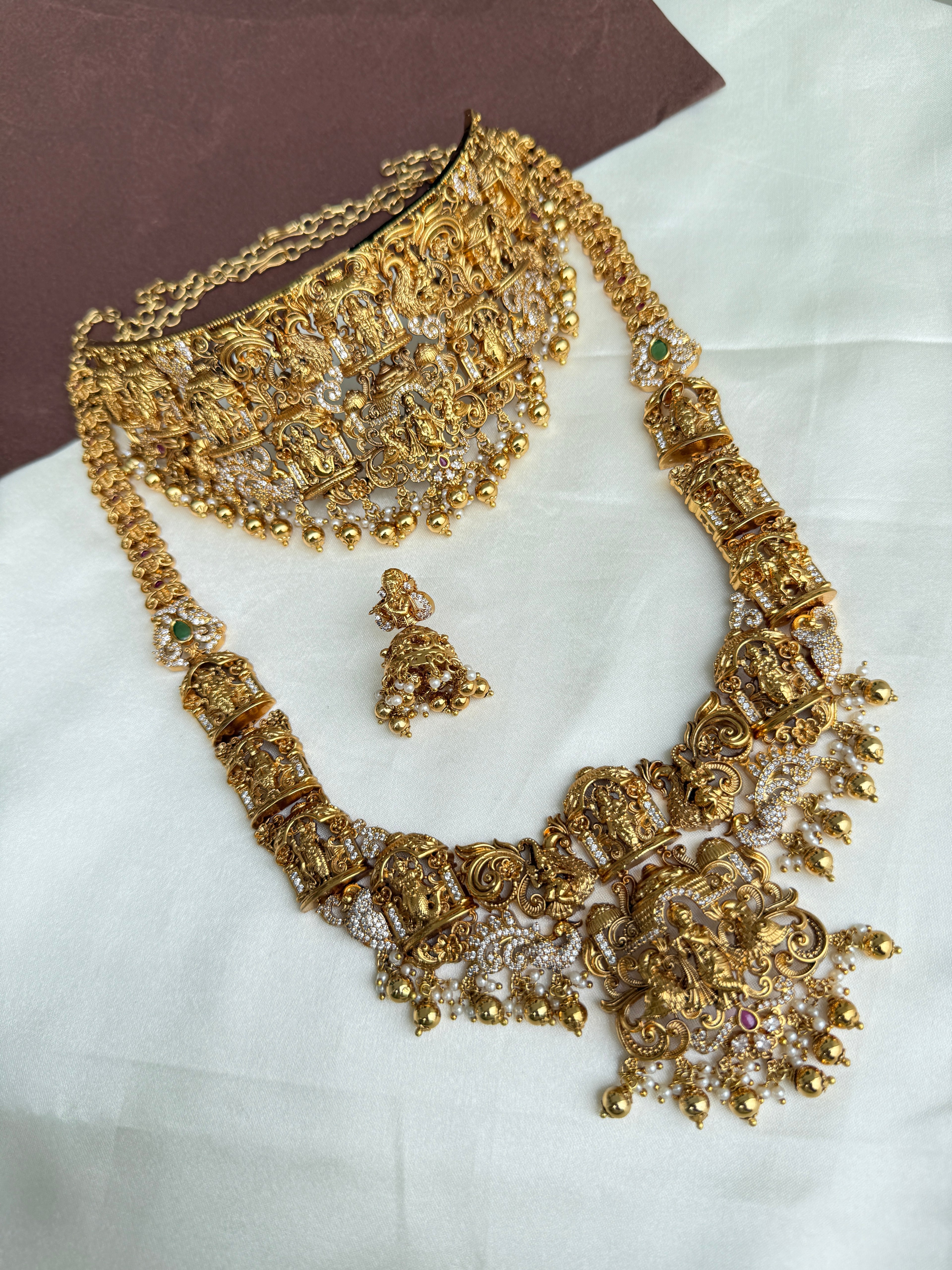 Bs100 nakshi dasavataram Bridal set