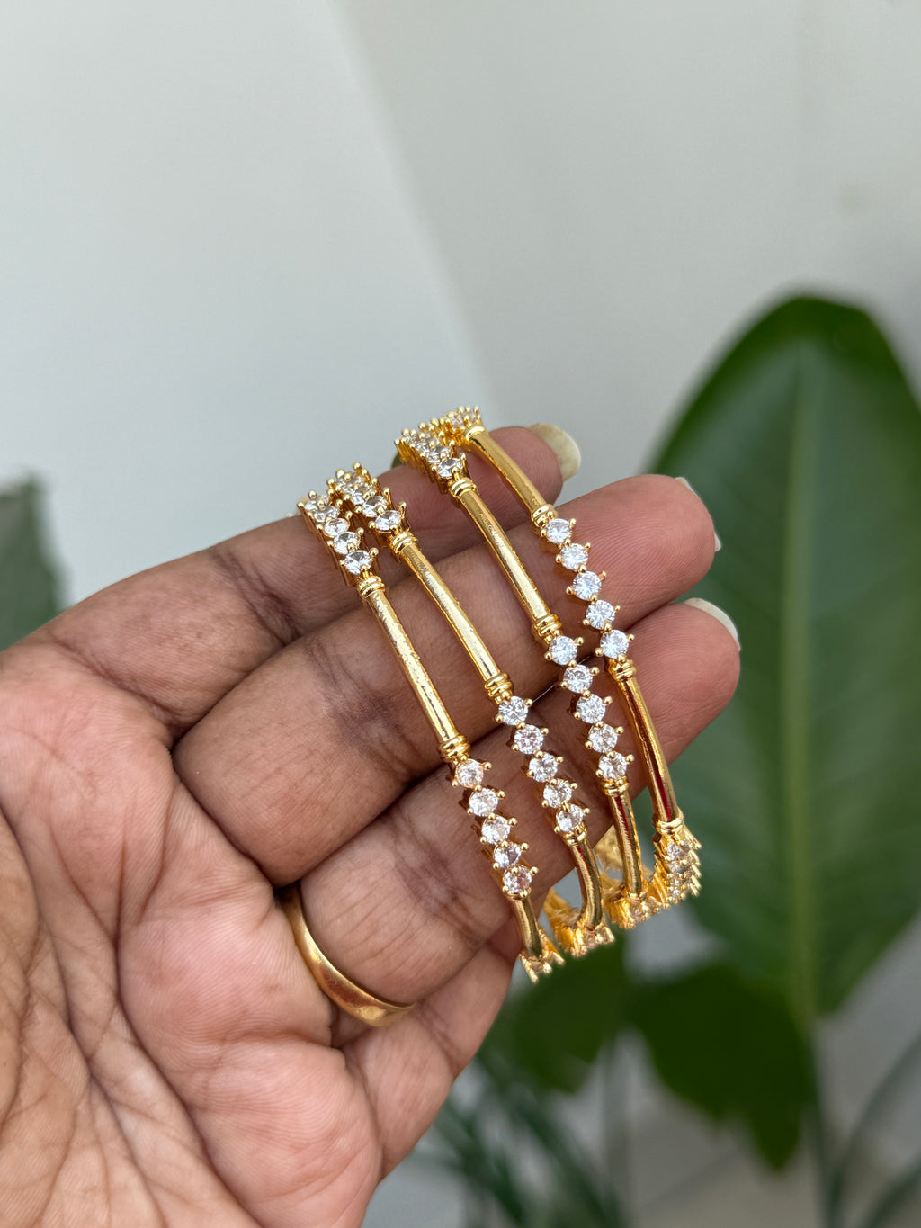 Sb115 slim diamond replica bangles