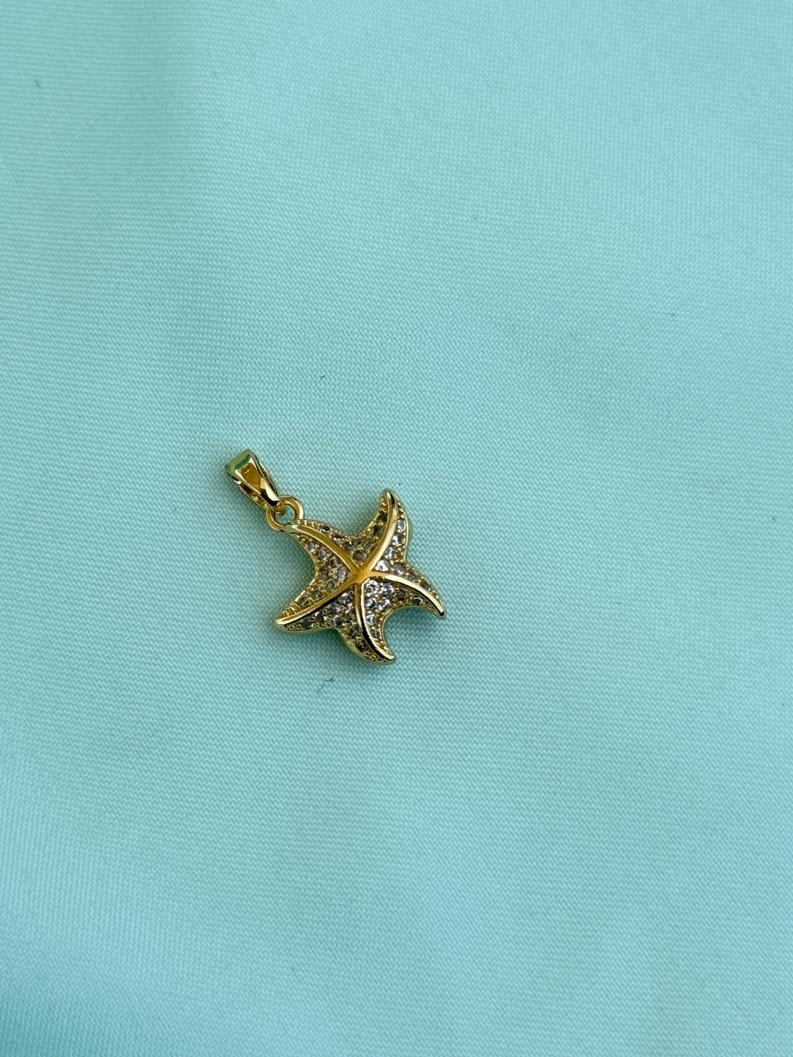 Al010 anti tarnish star charms ( pendant)