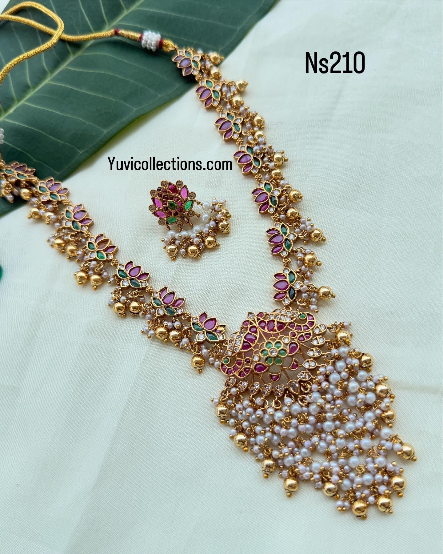 Ns210 kemp pearl neckset