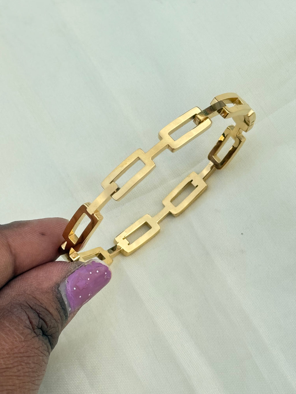 Ab003 10 rectangle anti-tarnish bracelets