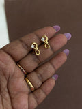 Er240 anti tarnish infinity small studs suits for kids and adults