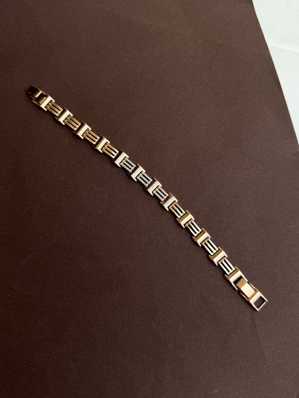Mn017 anti tarnish rose gold bracelet