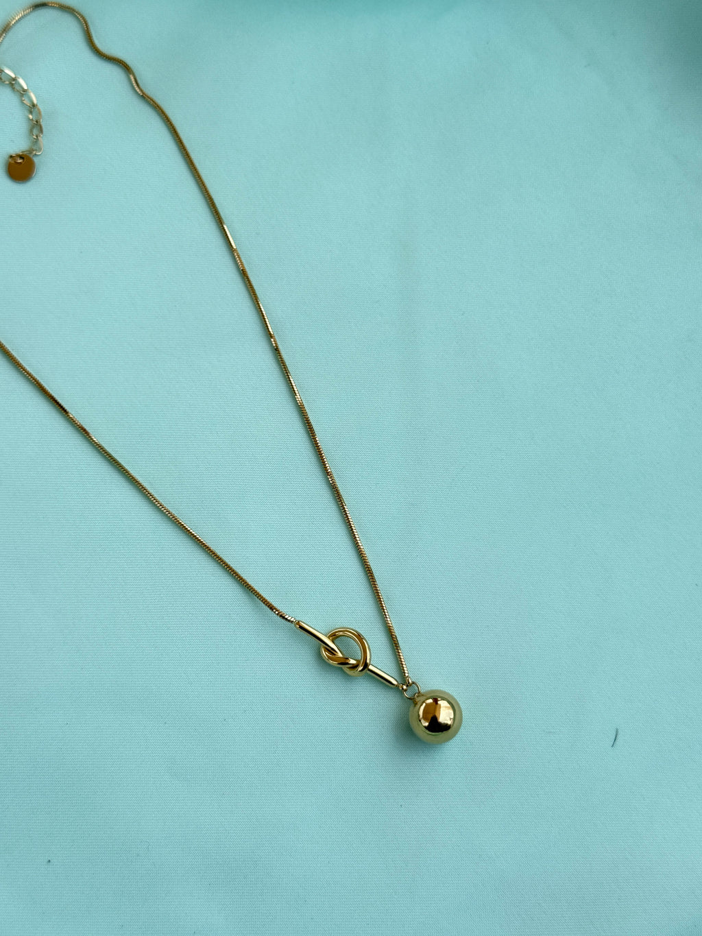 DC083 anti tarnish gold boll 18inches adjustable Daily Wear chains