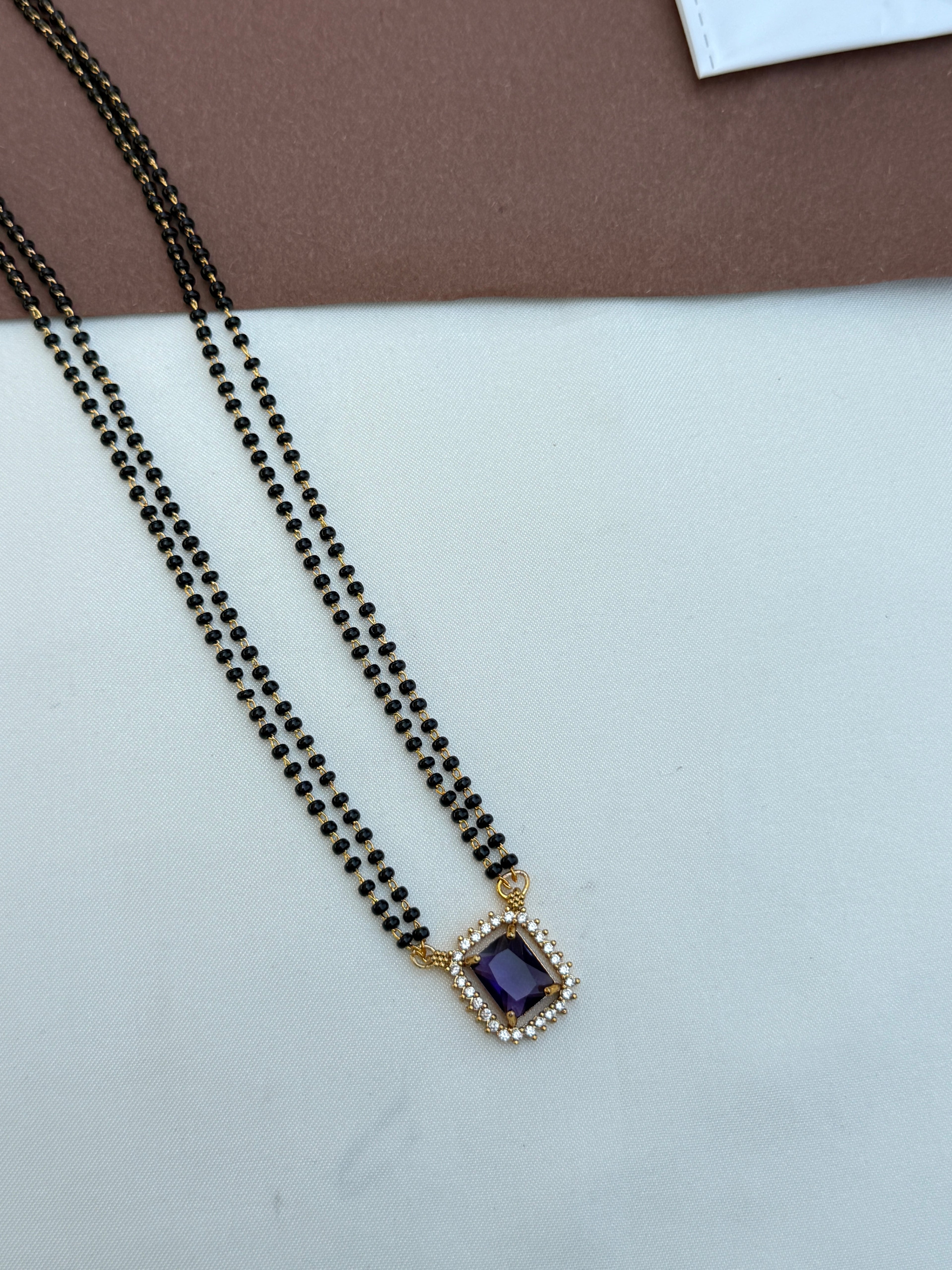 Bb112 18 inches 2 lines square blackbeads