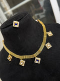 5 square simple Neckset NS2004