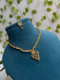 Ns915 diamond replica short neckset with earrings