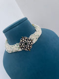 Sugar pearl choker with Victorian pendant and studs 🫶NS1507