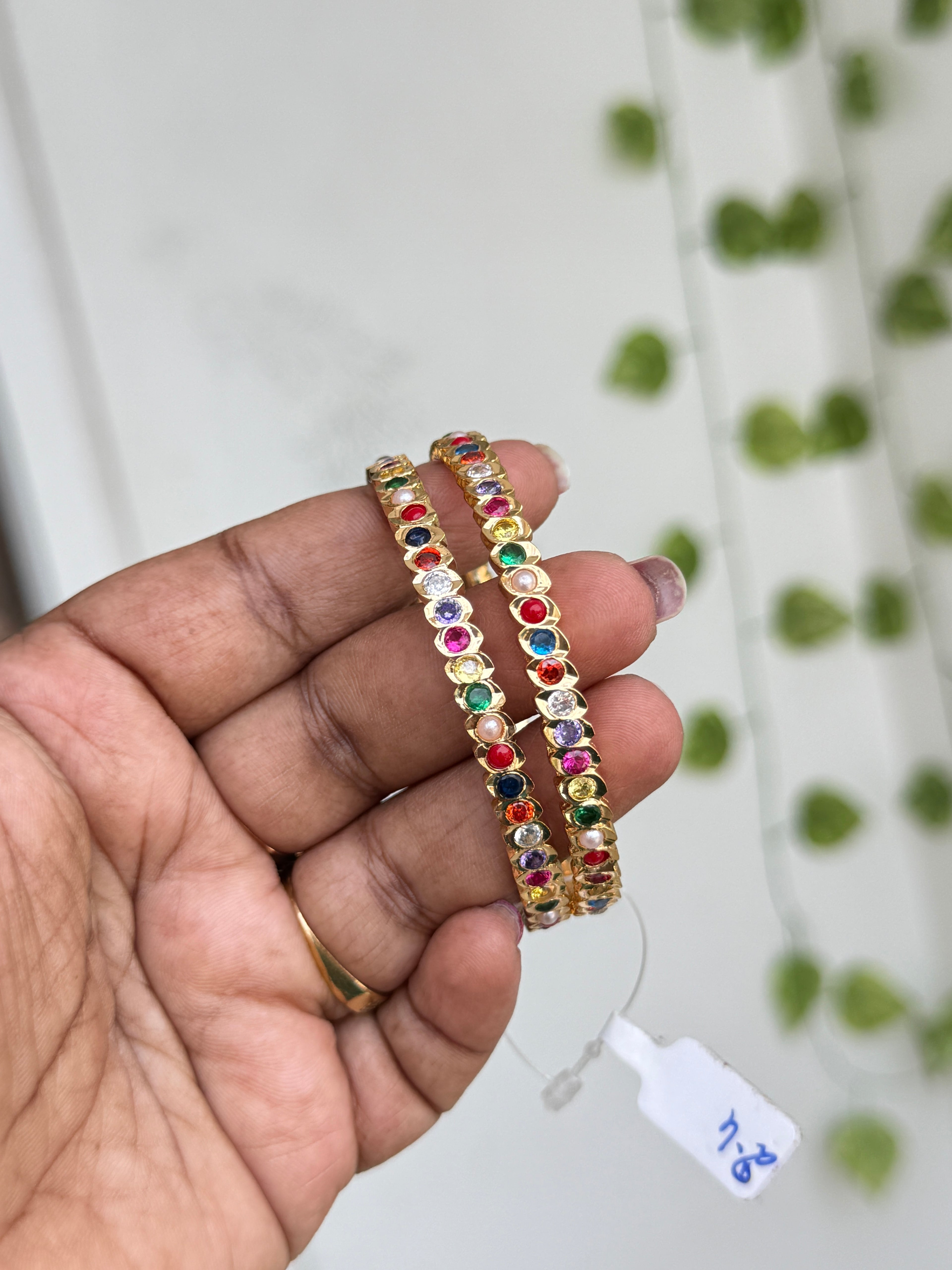 Ph272 Navarathan panchaloham bangles