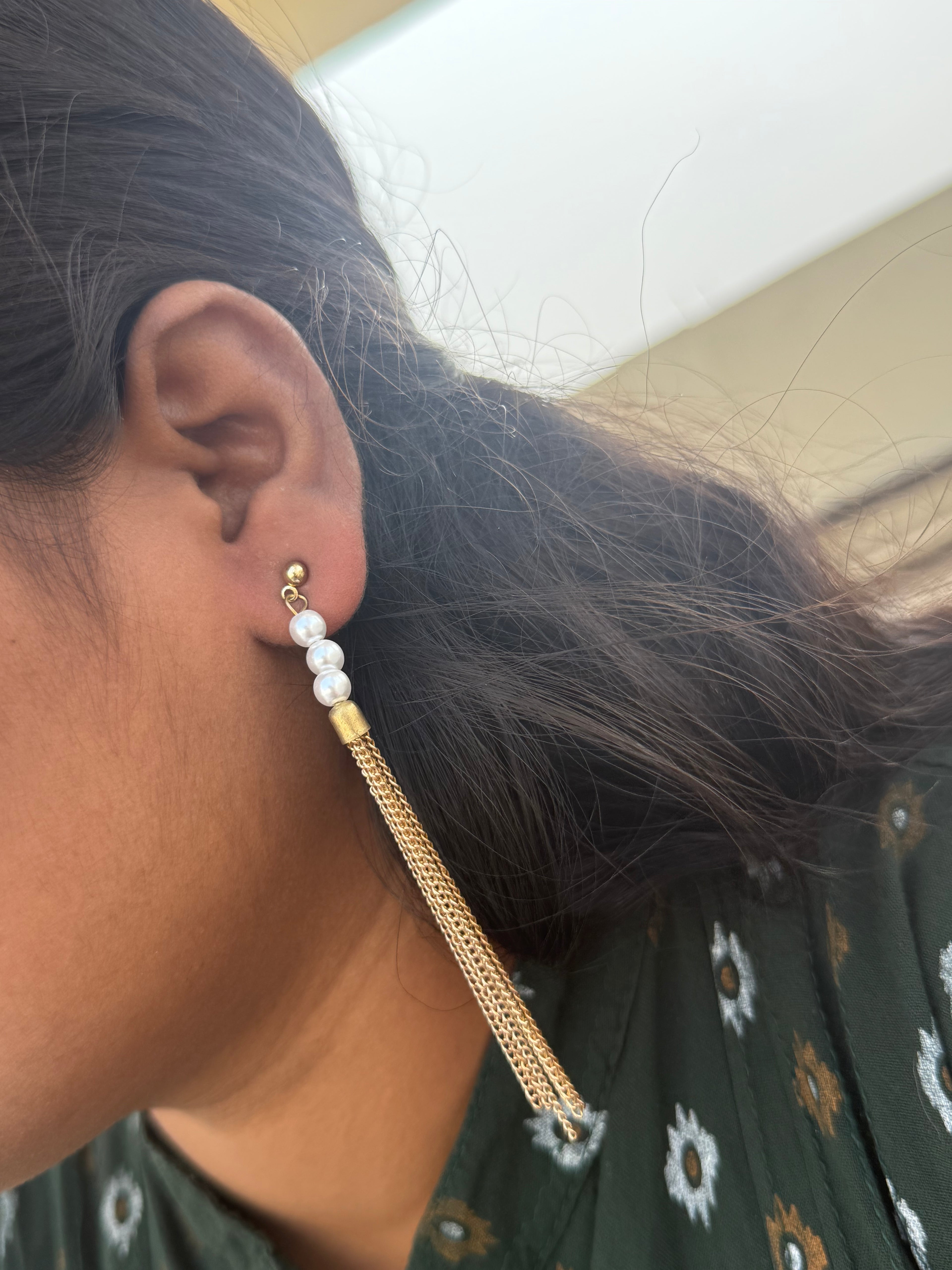 We500 Western pearl tassels