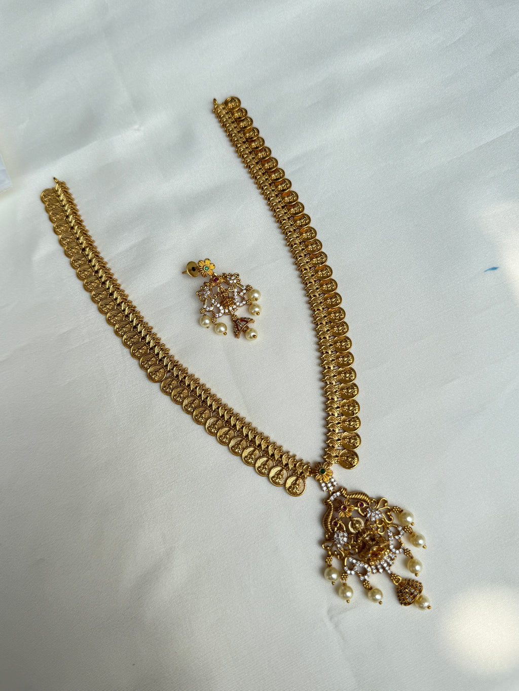 Lh551  lakshmi devi kasulaperu 3/4th haram