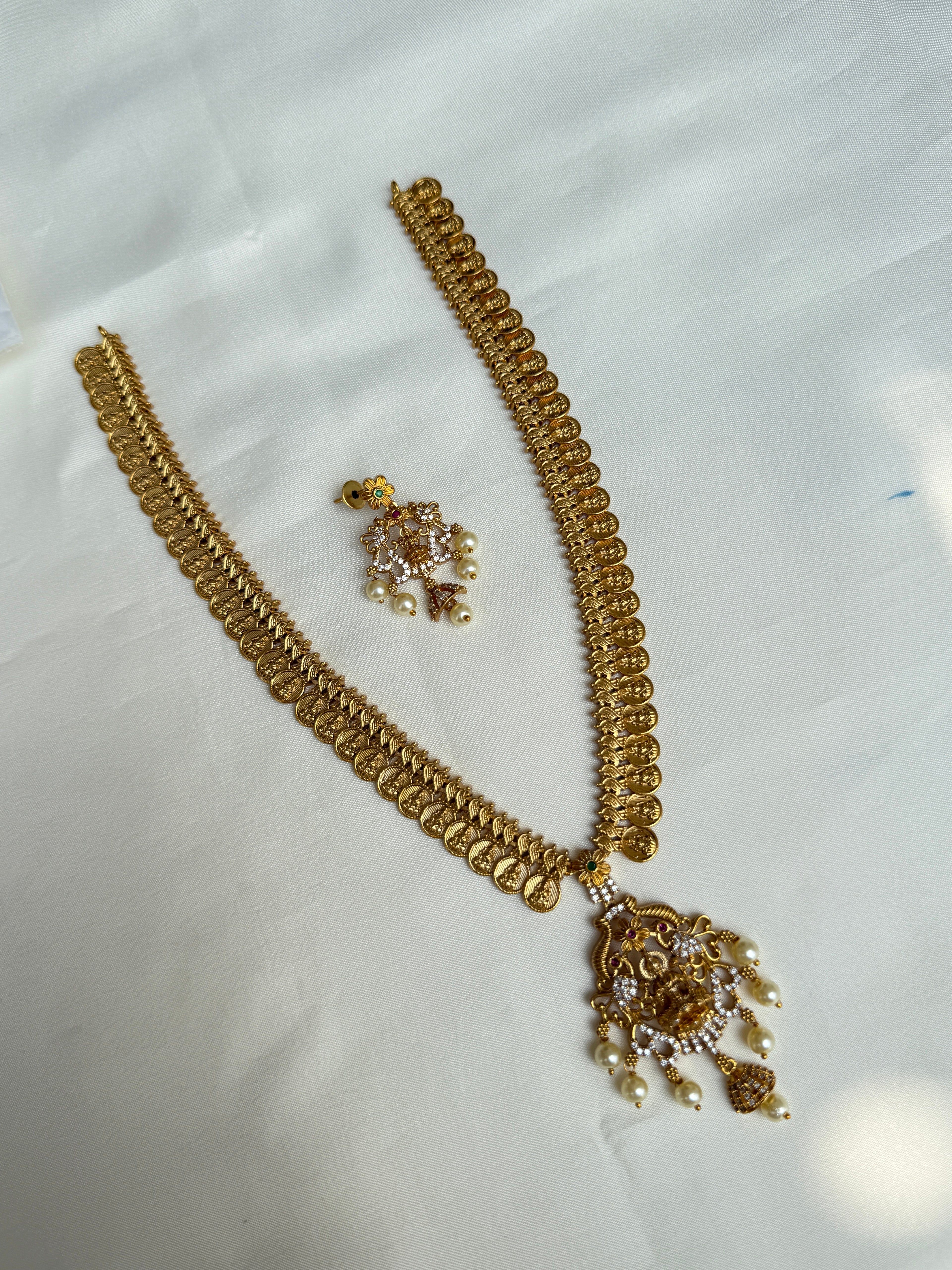 Lh551  lakshmi devi kasulaperu 3/4th haram