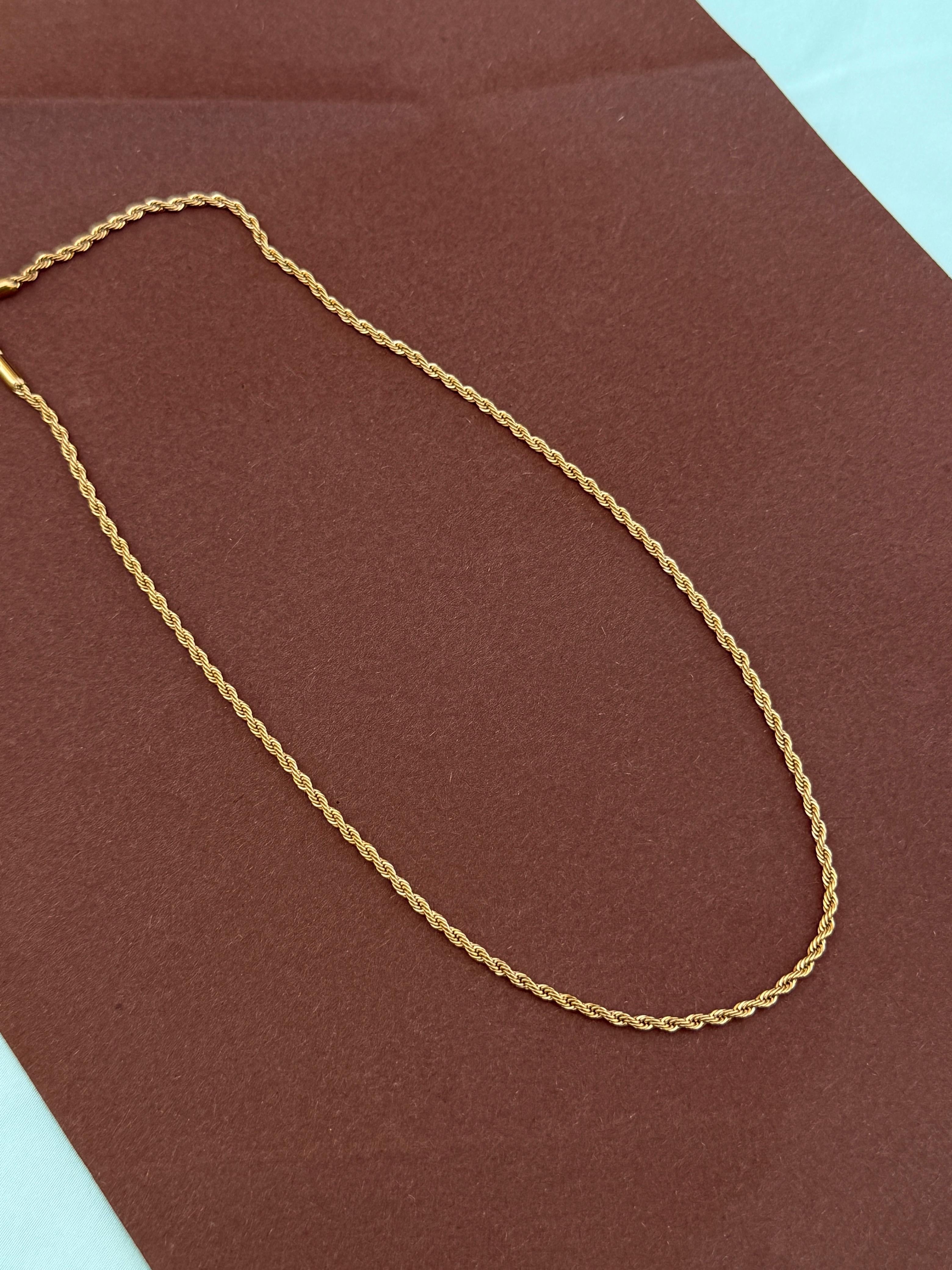 Dc020 anti tarnish 18inches daily wear chain