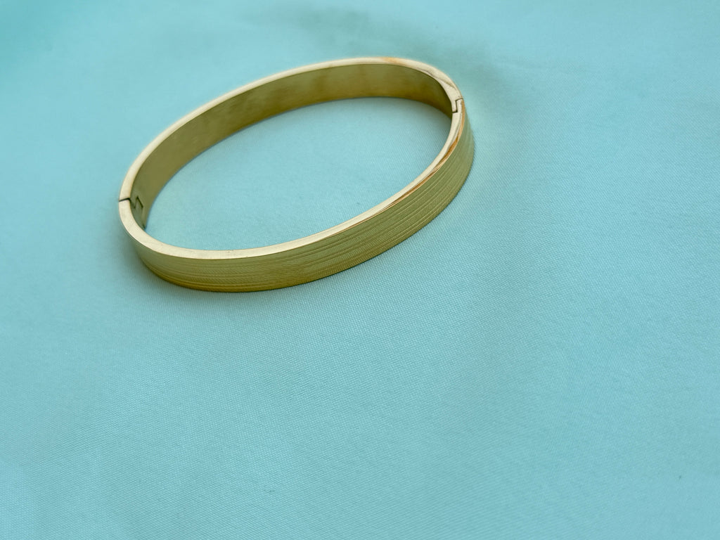 Mn034 3 lines openable mens  anti tarnish kada bracelet suits for 2.6 to 2.8 size