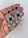 Western blue diamond finish earrings er2018