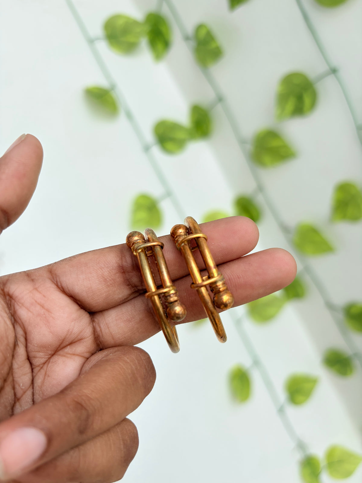 Kd065 unpolished panchaloham Kids adjustable kids bangles