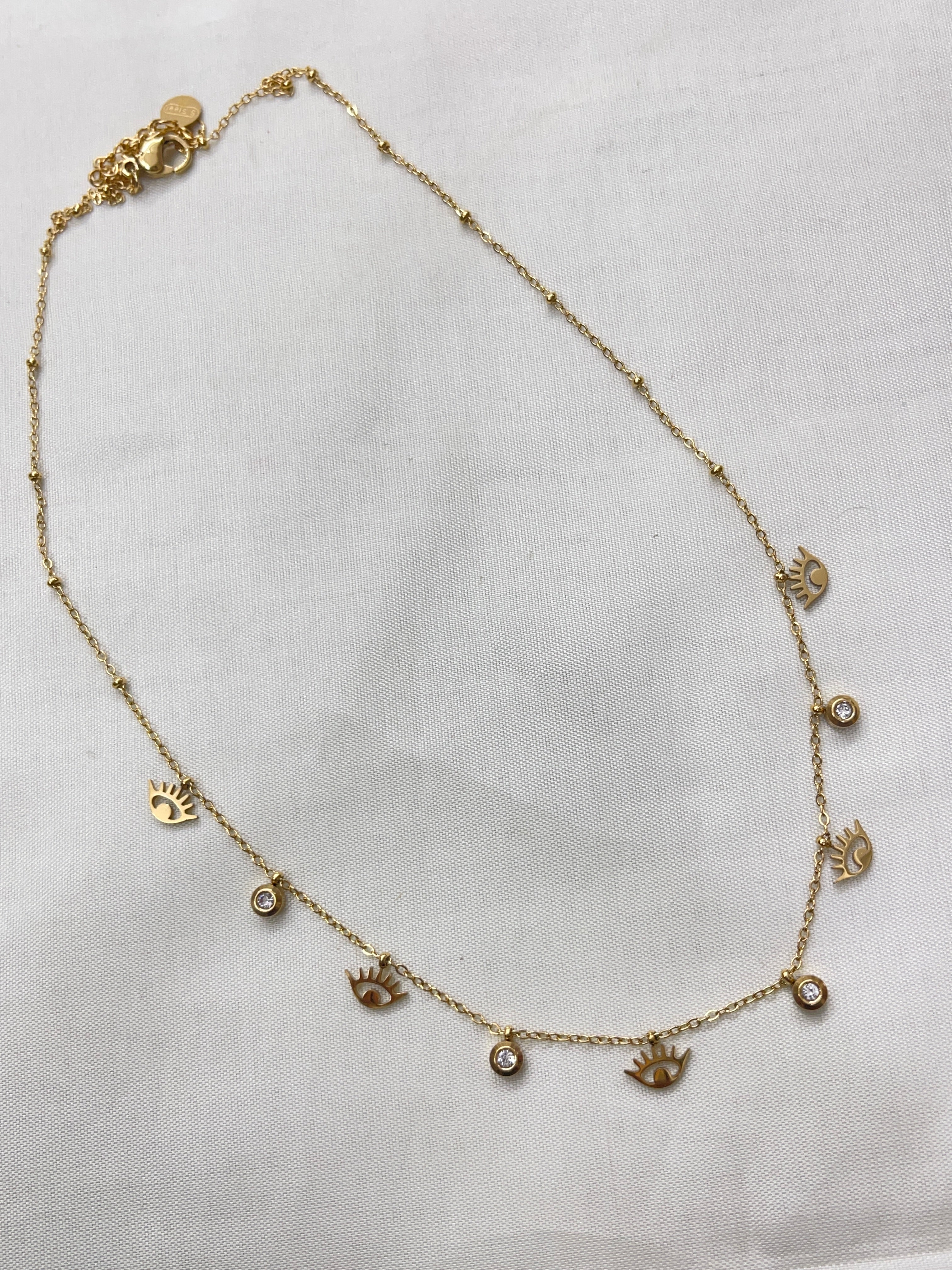 Evileye stone chain