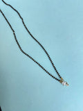 Star pendant single line blackbeads