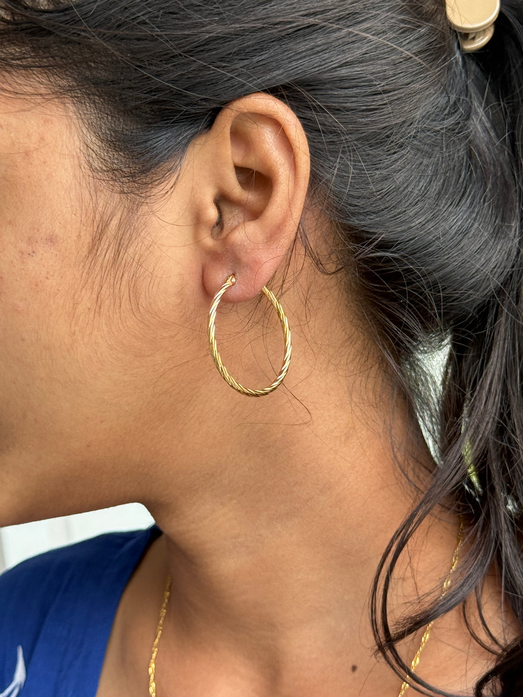 ST048 hoops earrings