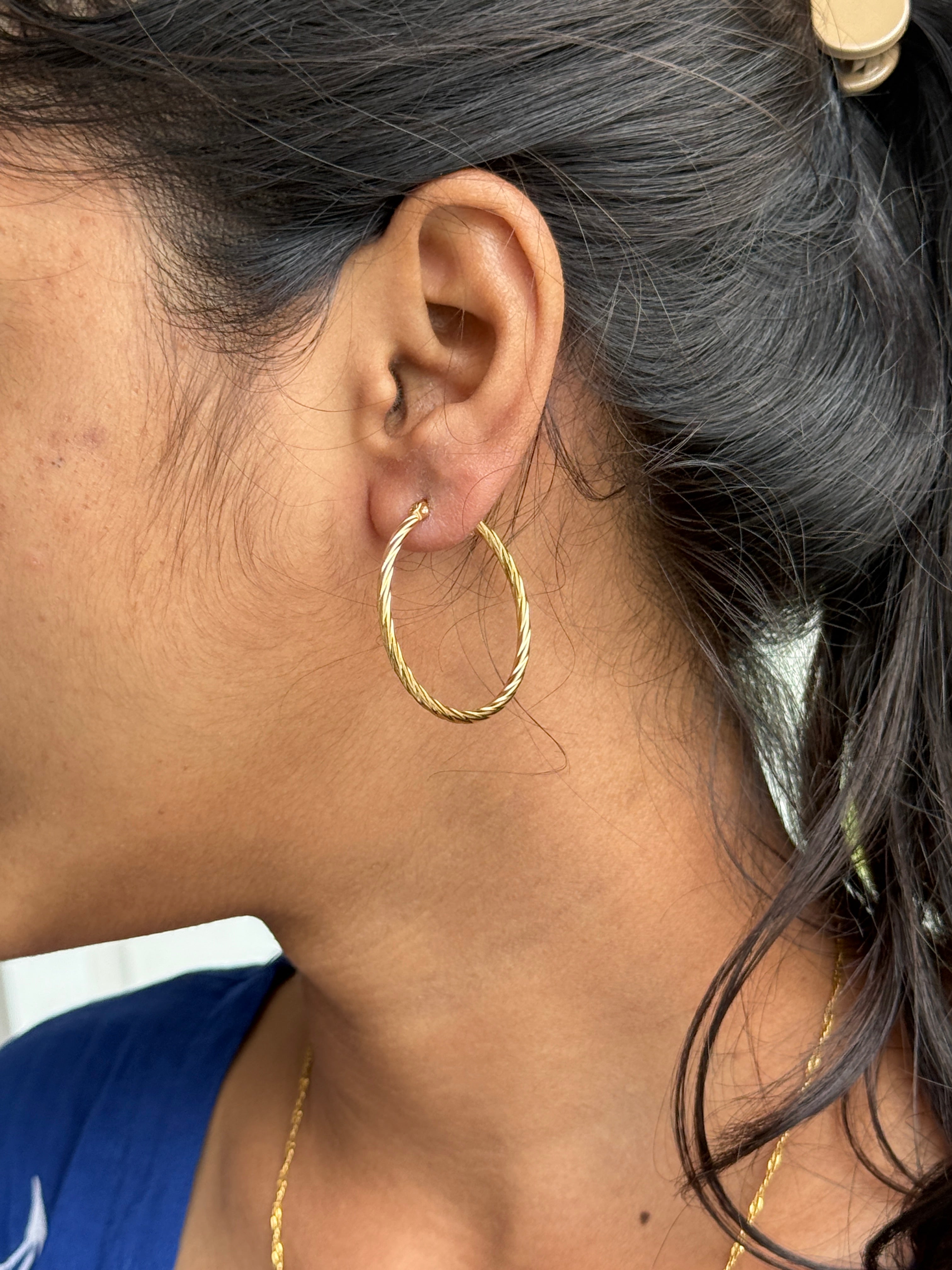 ST048 hoops earrings
