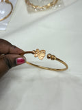 BR530 adjustable panchaloham lotus bracelet