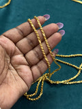 TC036 2 lines panchaloham polished thalichains