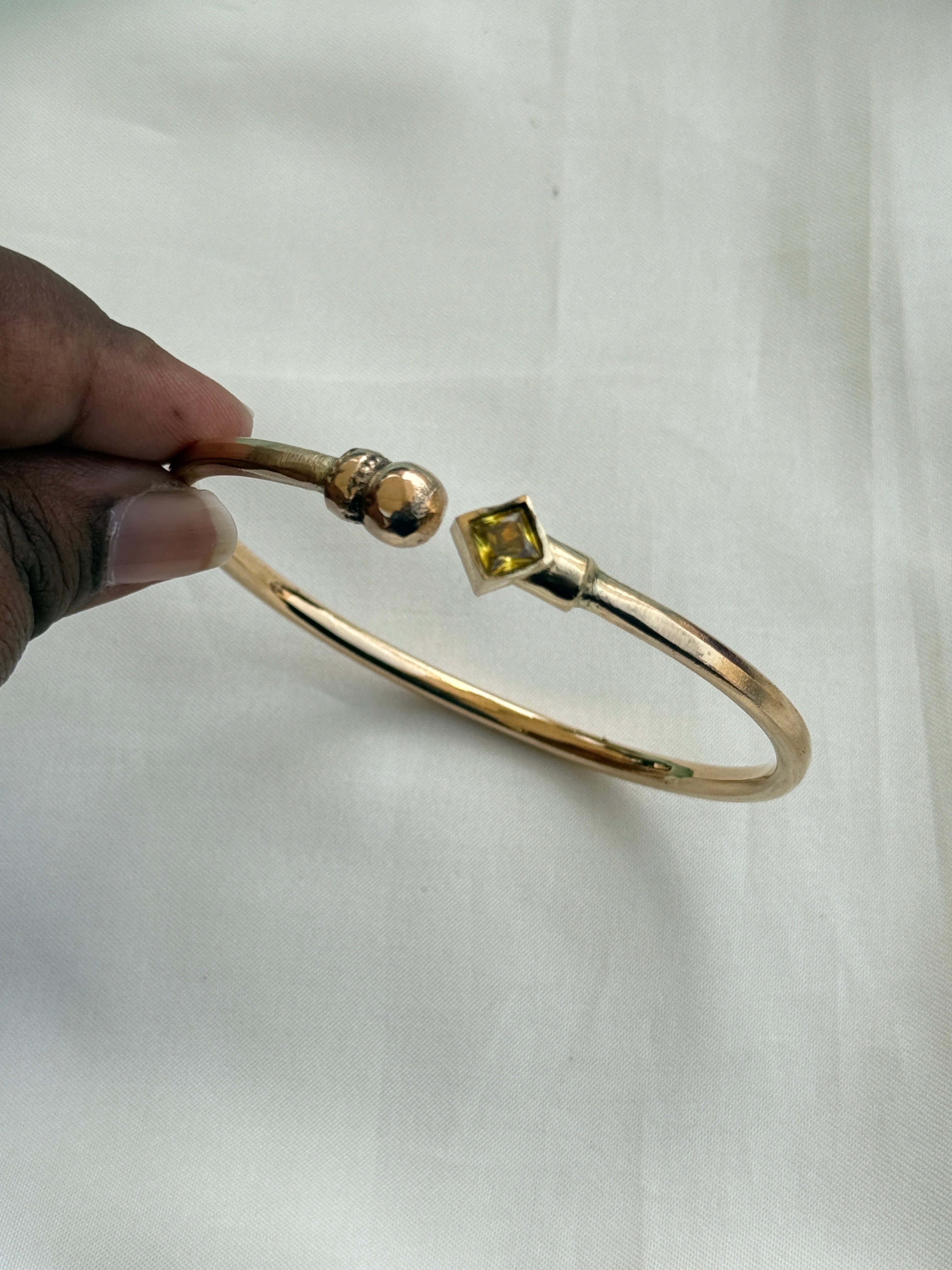 Br541 Panchaloham polished openable kada 2.4 to 2.6 size