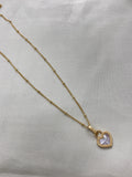 White heart neckline
