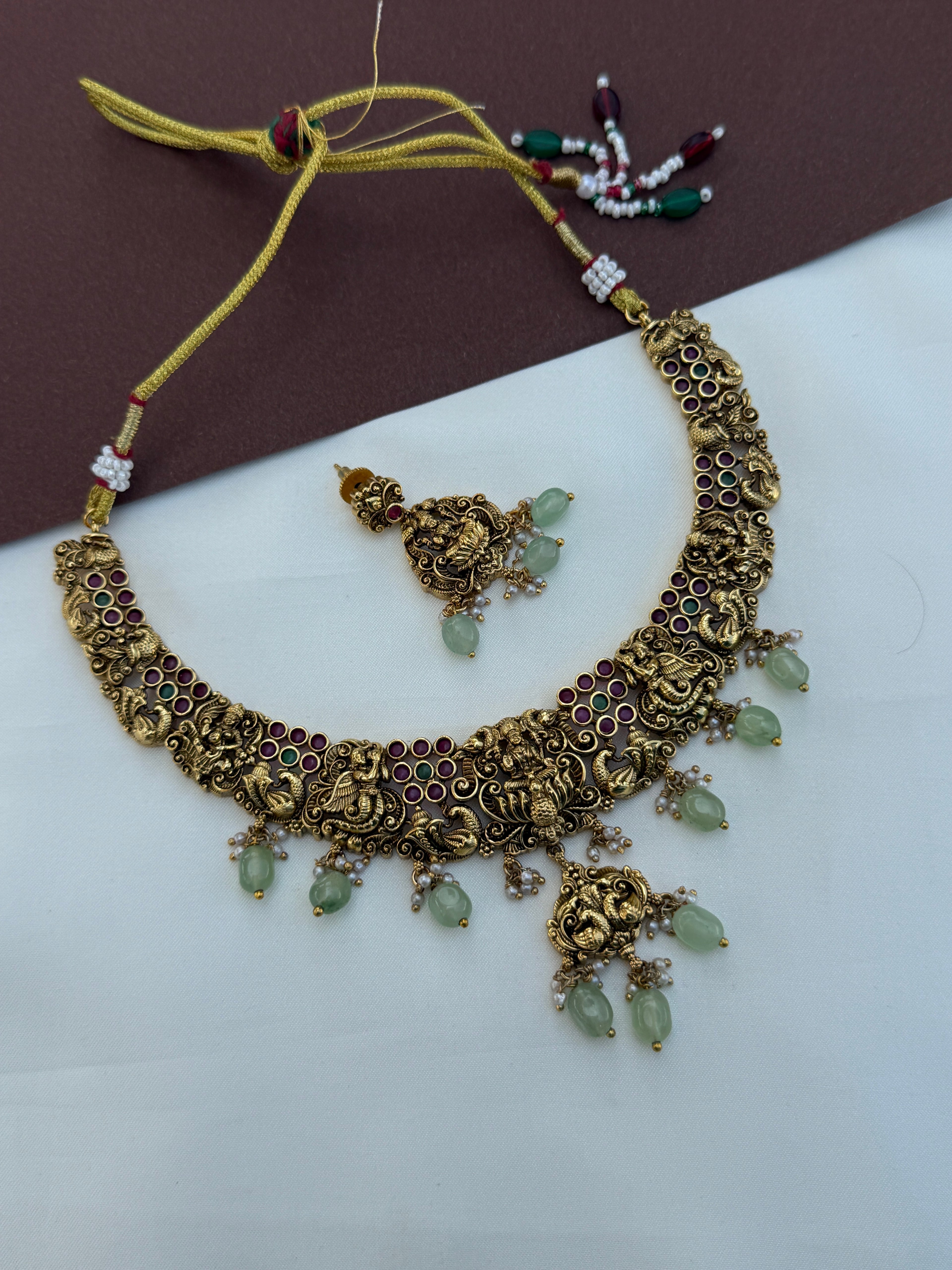 Ns735 Lakshmi devi neckset
