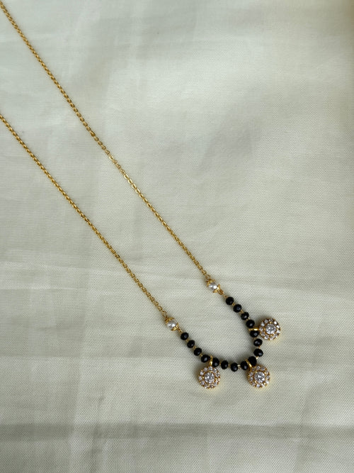 Bb018 3 stones 16inches blackbeads