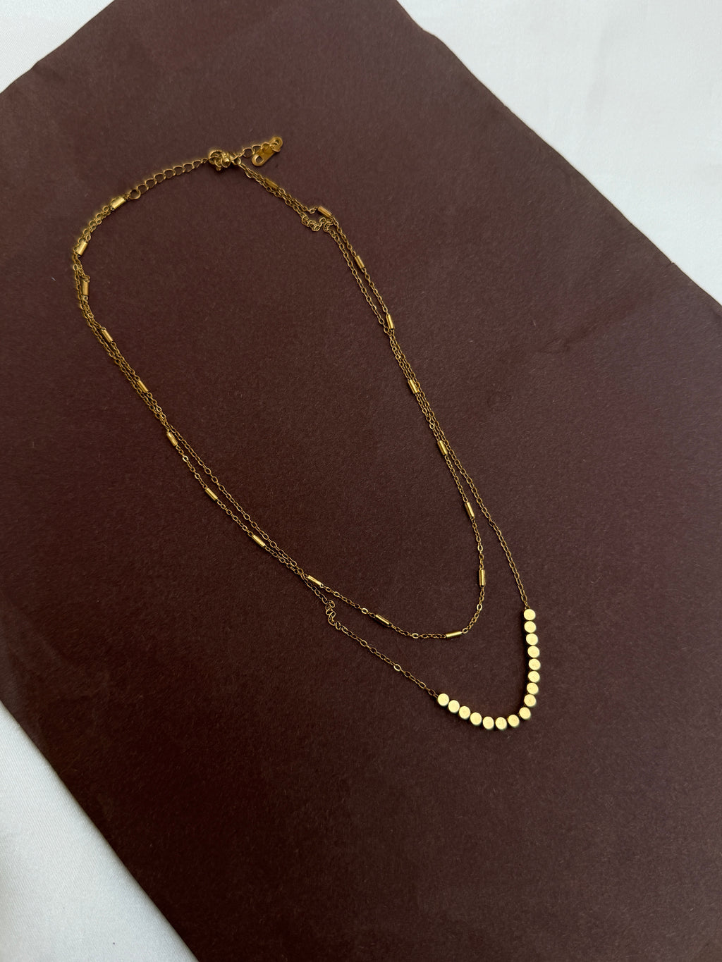 Dc031 anti tarnish 2 lines daily wear chain