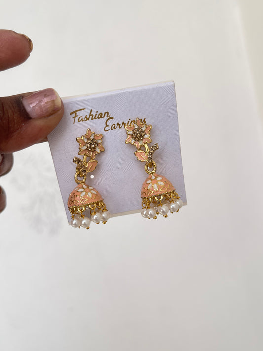 Small Meenakari earrings