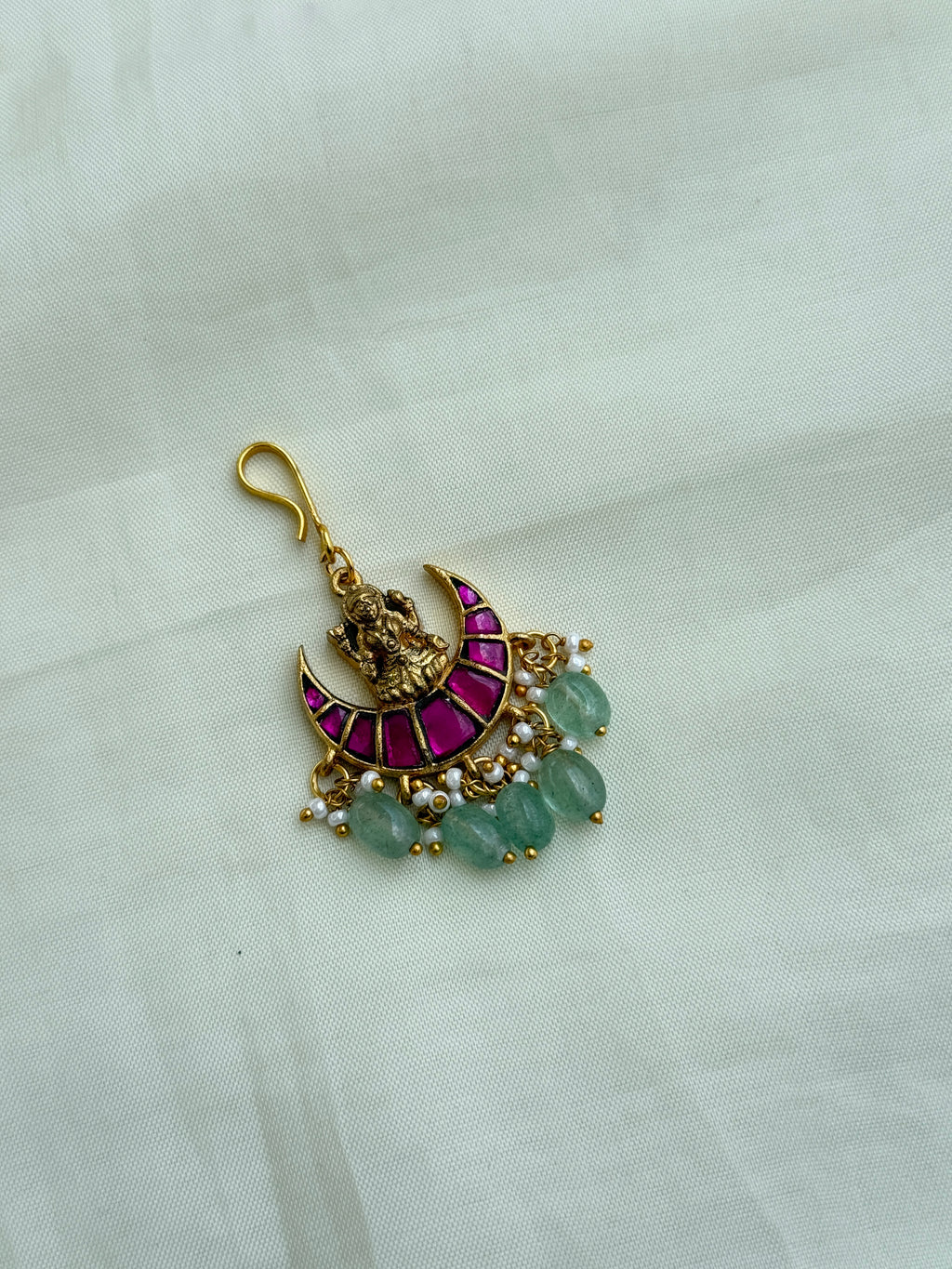 Tk540 jadau Kundan Lakshmi Devi tikka