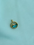 AL025 anti tarnish dolphin charm (pendent)