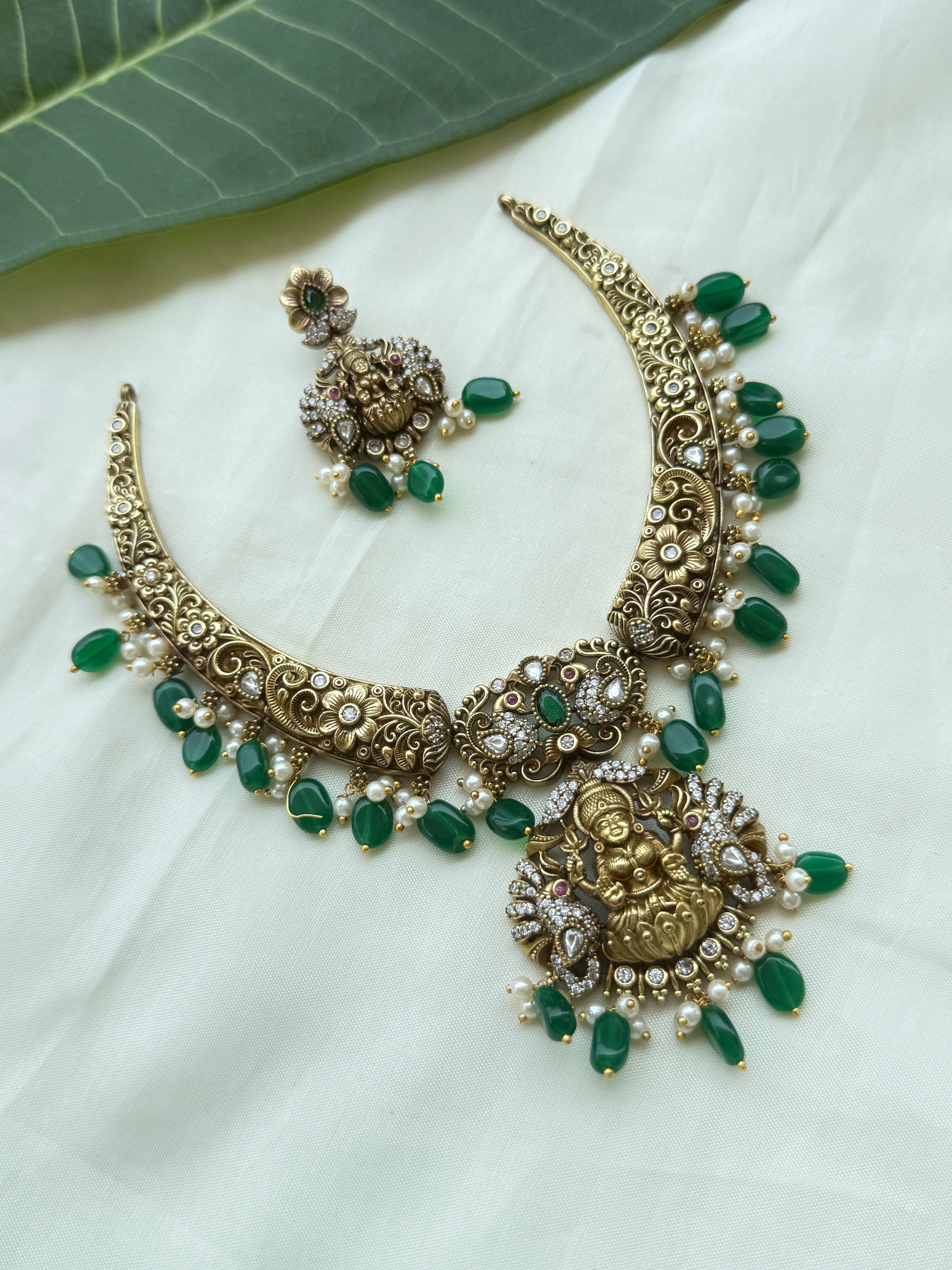 Ns262 lakshmi devi kundan kante