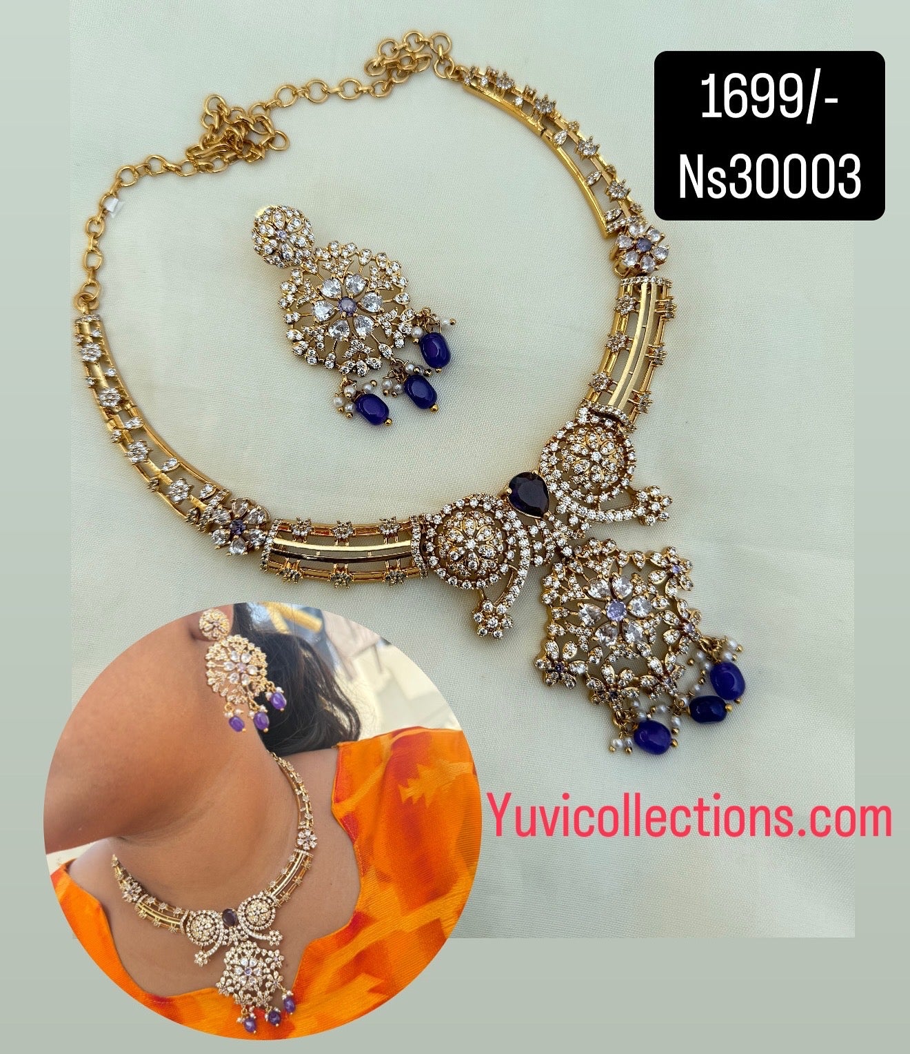 Ns30003 purple cz Kante