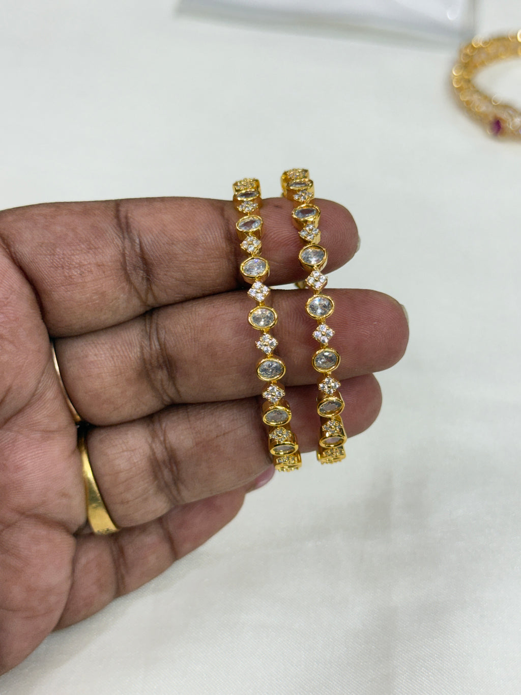 Kd049 diamond replica bangles