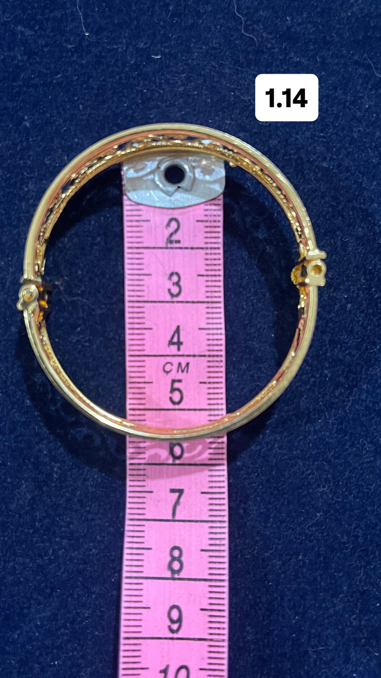 Kd066 Micropolish Openable Screw type kids Bangles