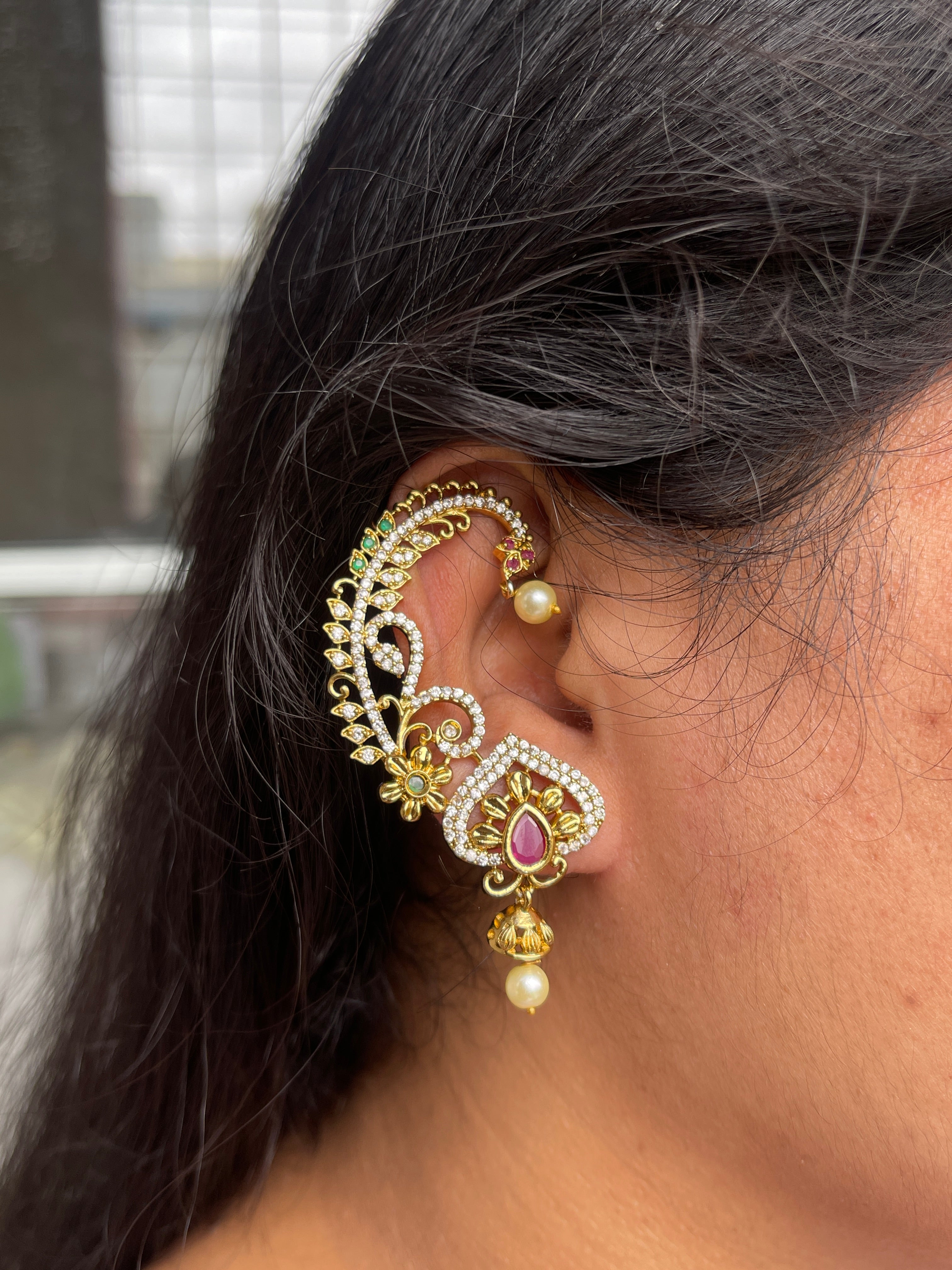 Multi earrcuff earrings