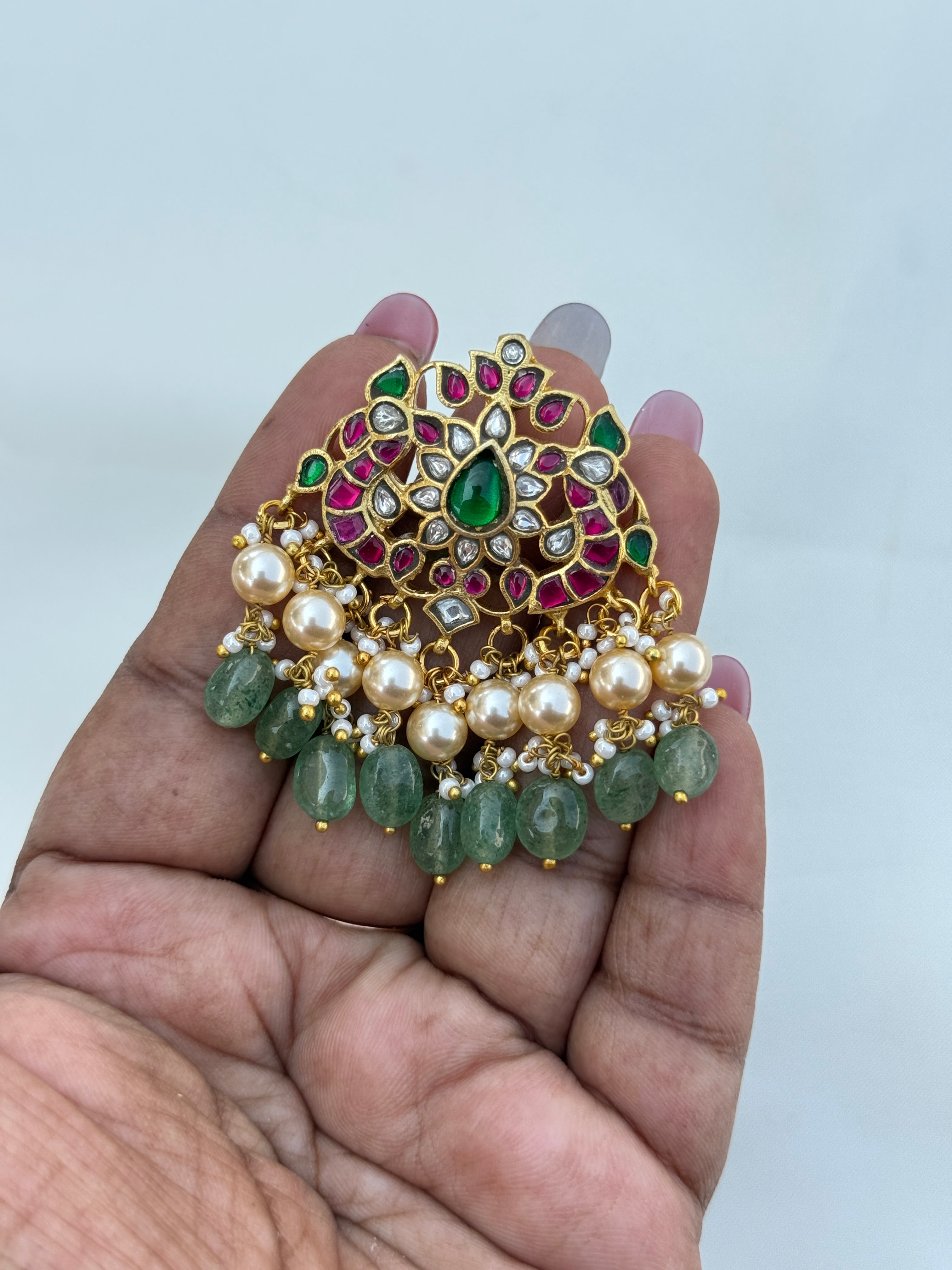 L012 jadau kundan pendant