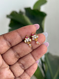 PH213 panchaloham hanging earrings with back screw earrings