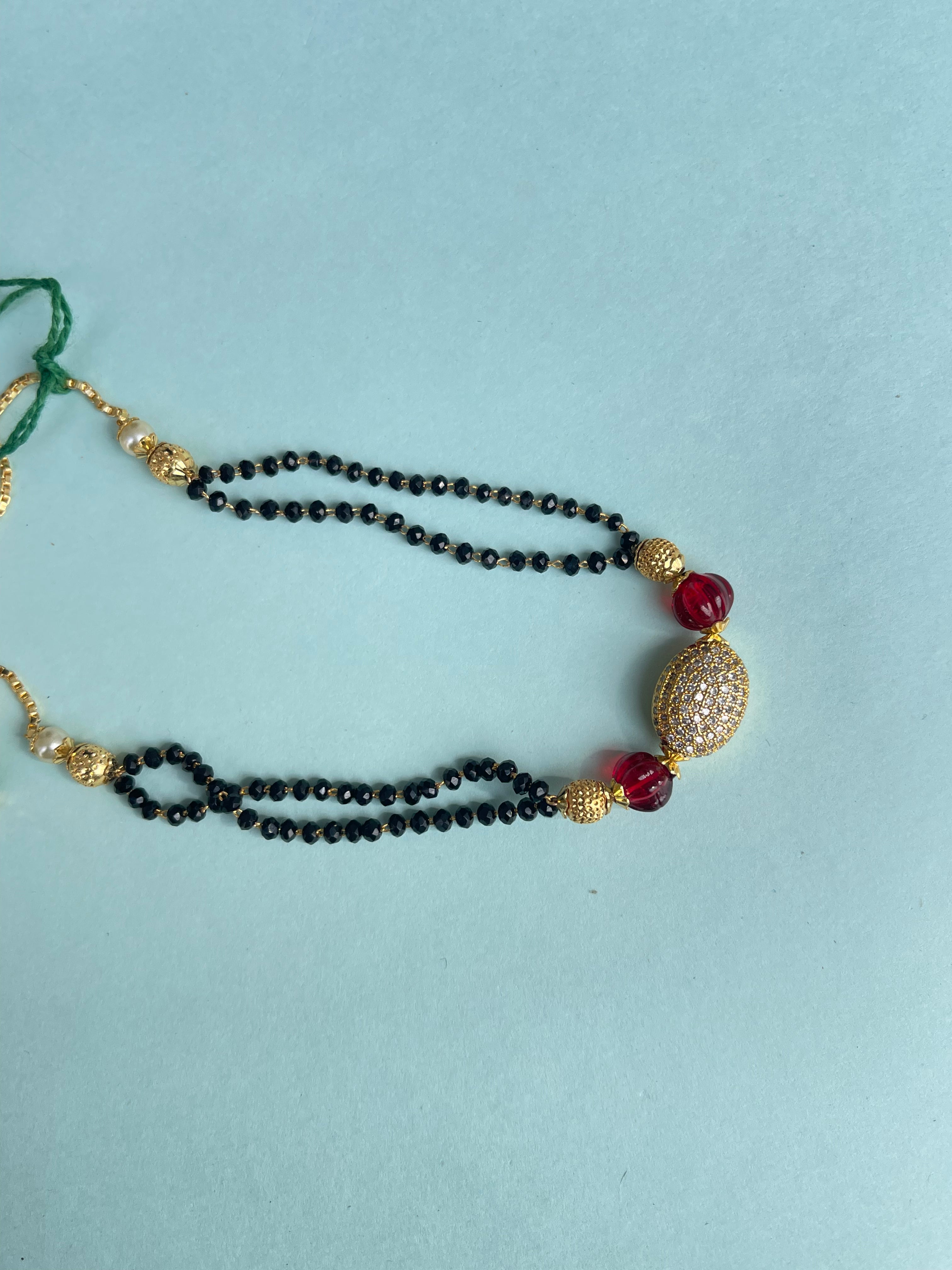 Adjustable blackbeads bracelet br504