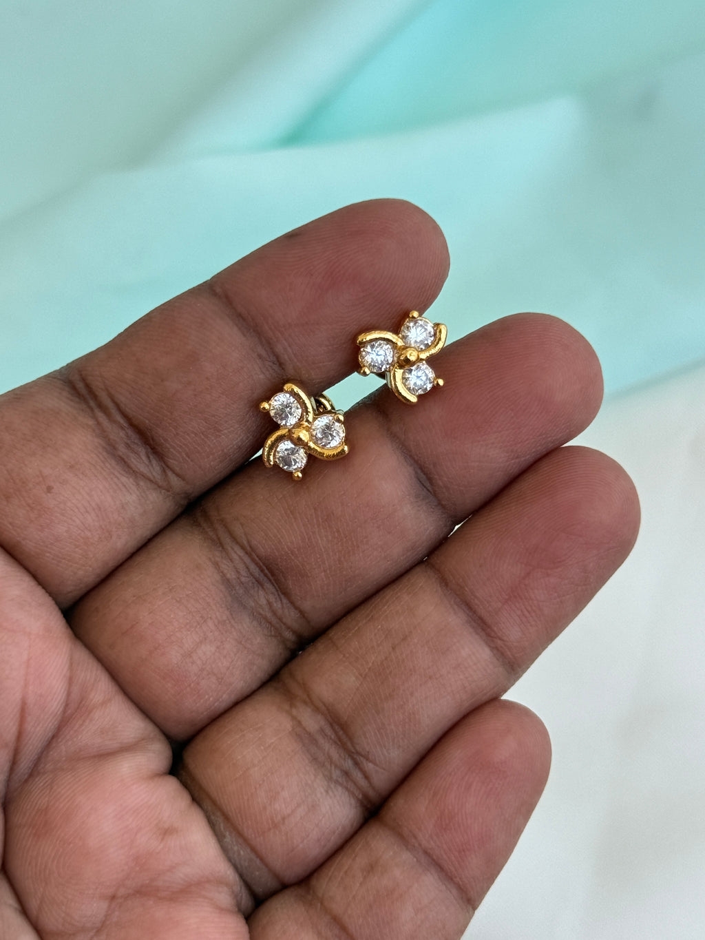 Ph171 panchaloham 3 stone studs