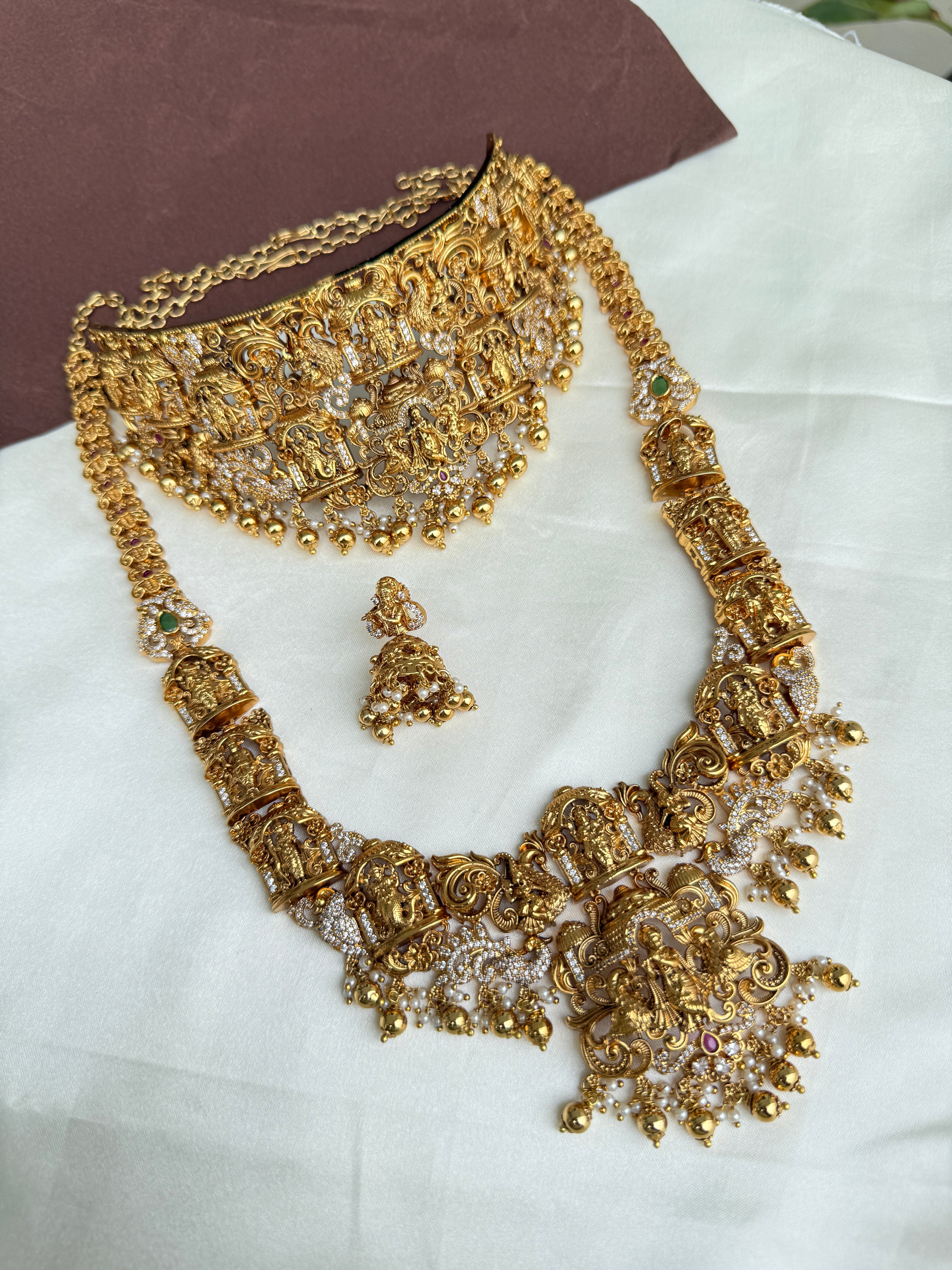 Bs100 nakshi dasavataram Bridal set