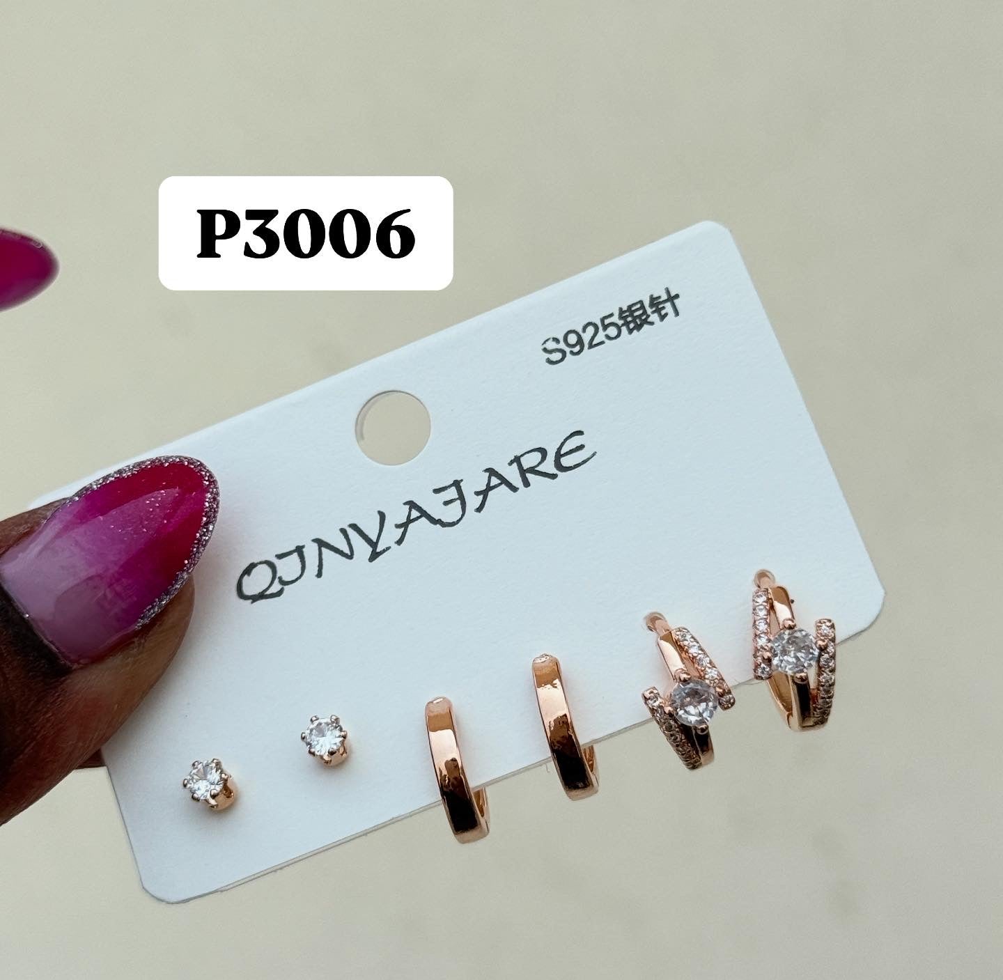Pack of 3 studs