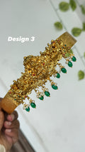Hb700 Lakshmi Devi peacock multi stones kids hipbelt