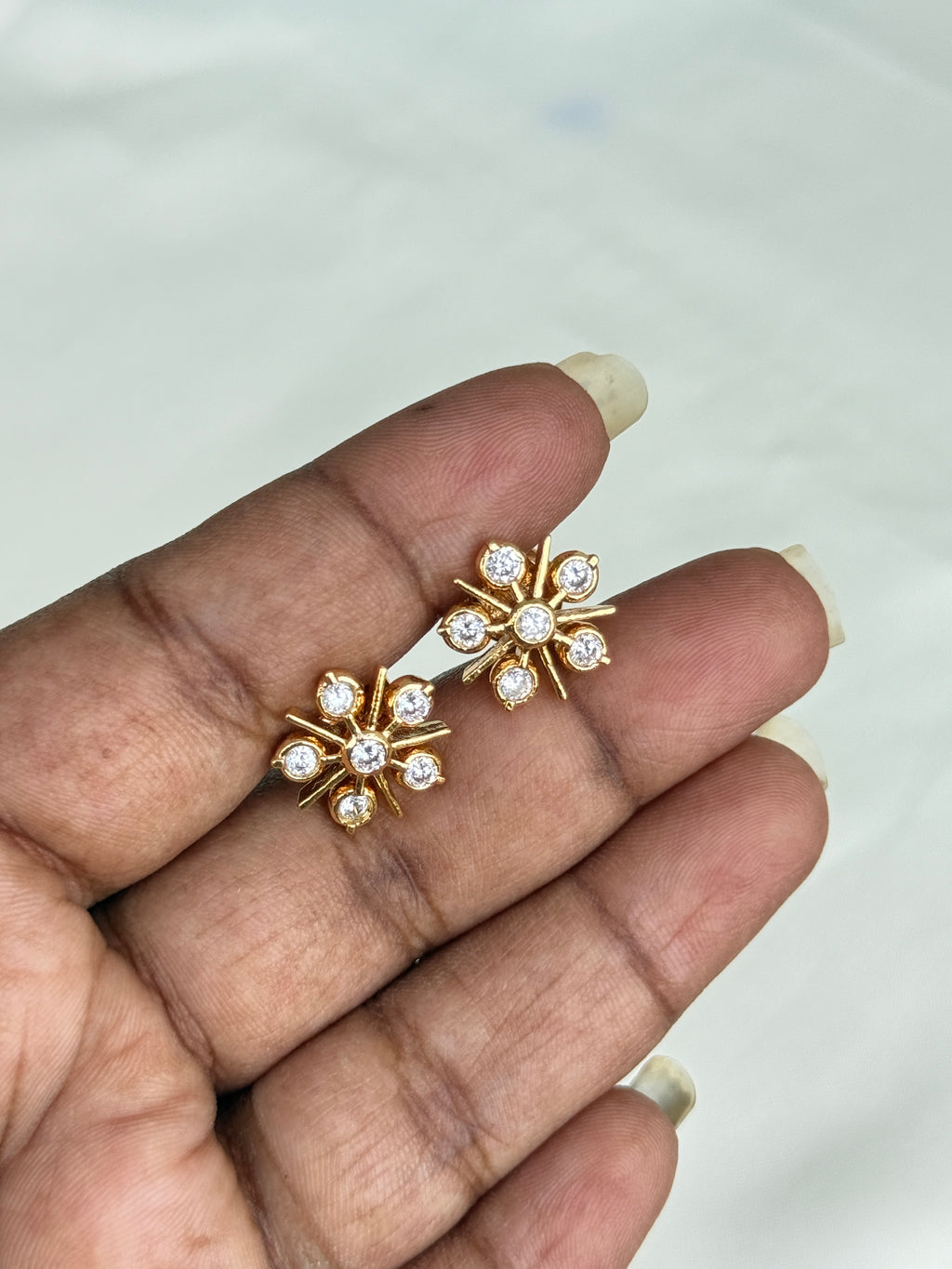 Ph081 6 stones panchaloham studs