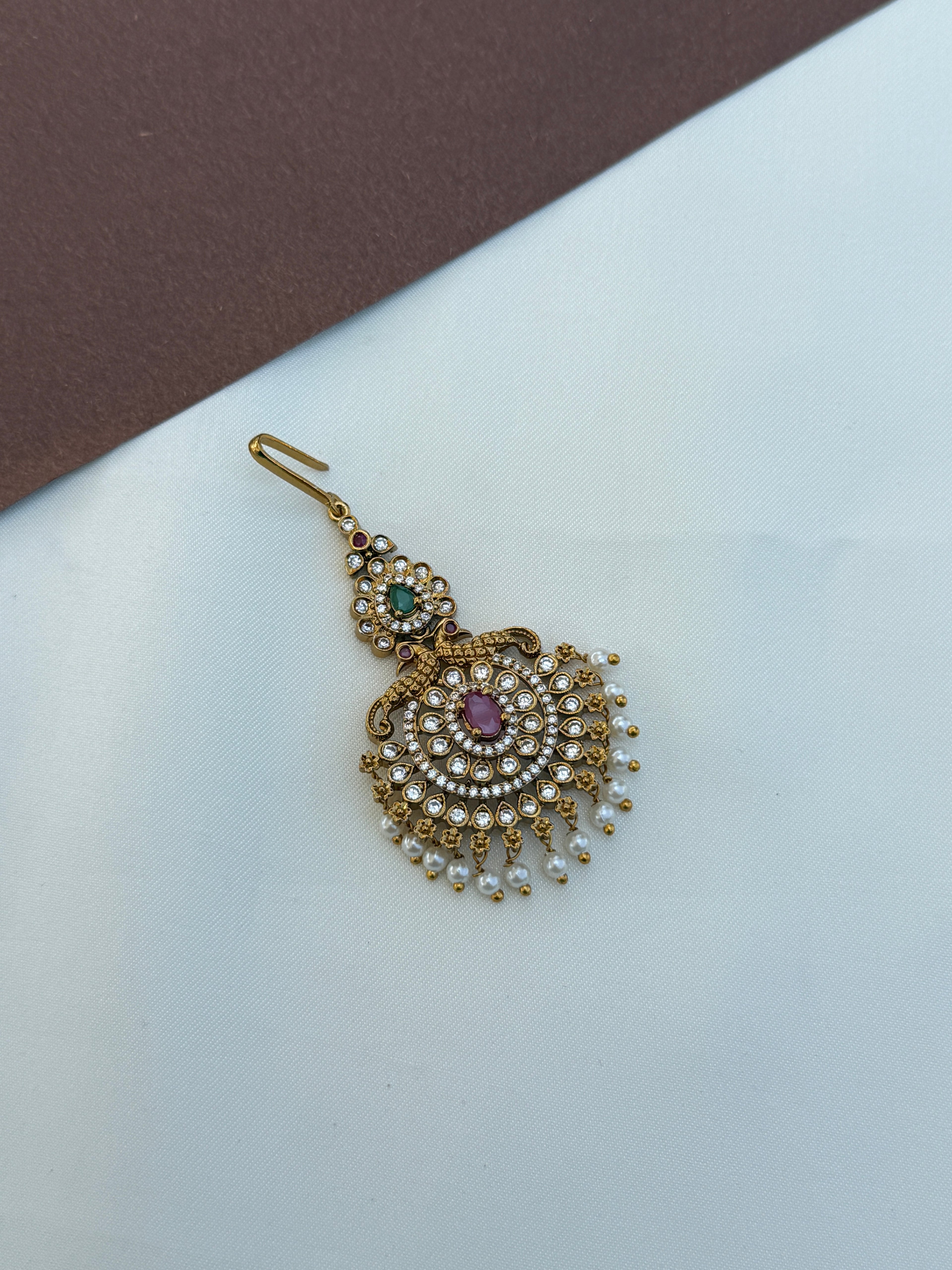 Tk714 dual peacock multi tikka