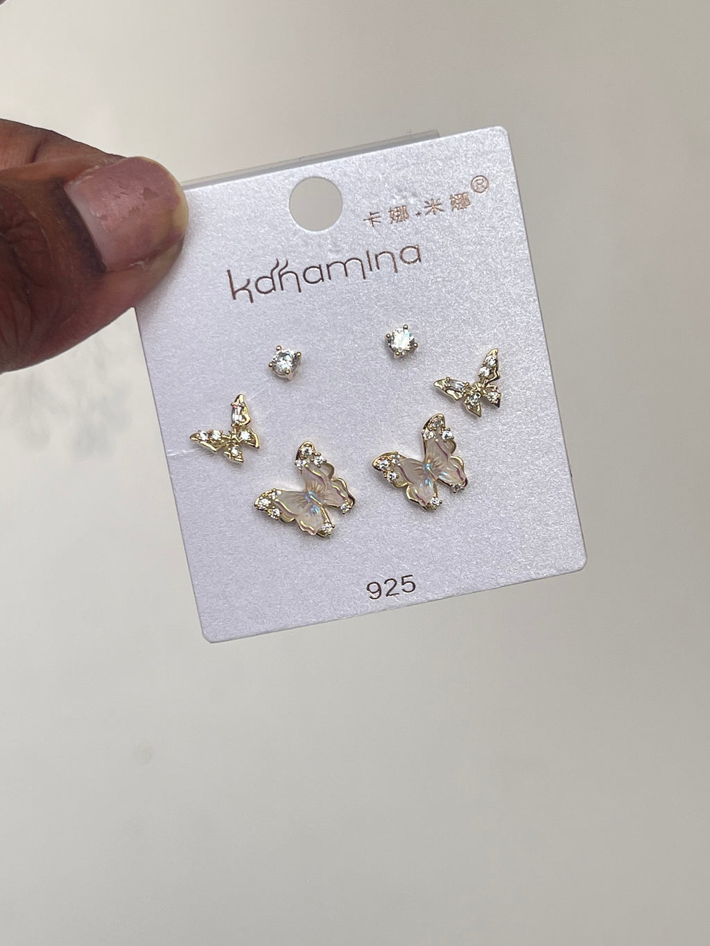 Butterfly pack of 3 studs