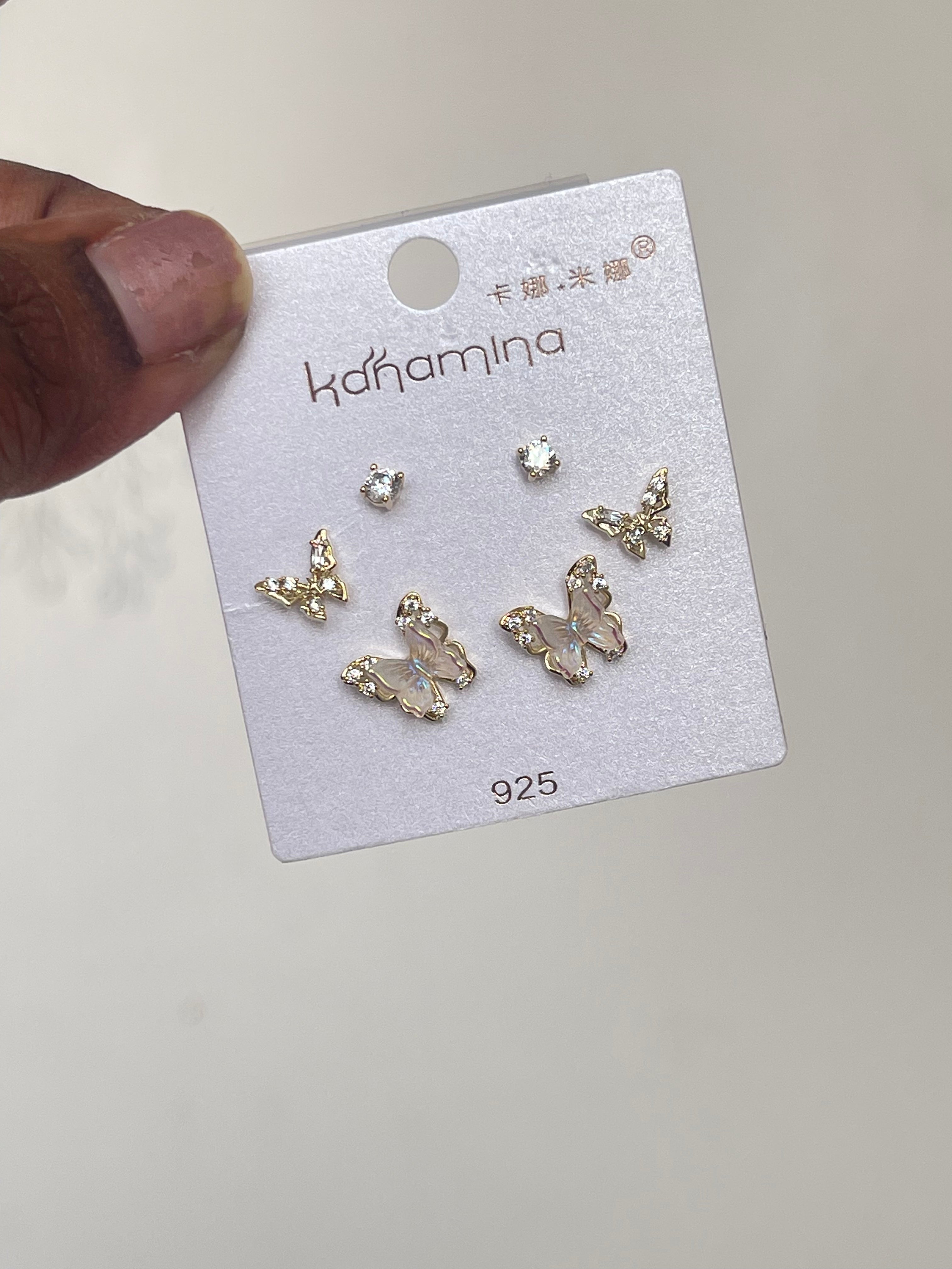 Butterfly pack of 3 studs